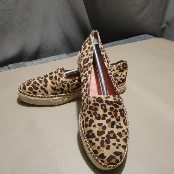 Dr. Scholls Be Energized Womens Leopard Print Slip On Espadrilles Size 8.5 - Picture 4 of 10